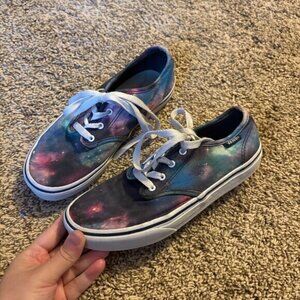 Vans galaxy colorful canvas sneakers